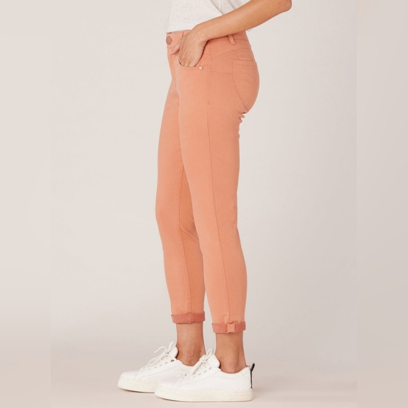 Democracy Women's NWT Peach "Ab" Solution Ankle Skimmer Skinny Jeans 10 Petite - Picture 7 of 12